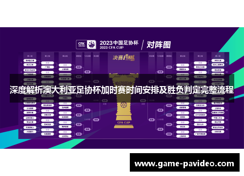 深度解析澳大利亚足协杯加时赛时间安排及胜负判定完整流程